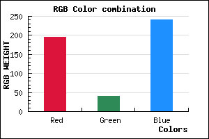 rgb background color #C328F0 mixer