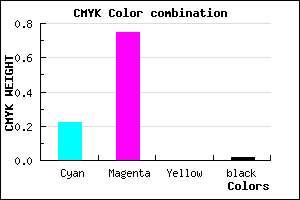 #C33EFA color CMYK mixer