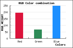 rgb background color #C343F9 mixer