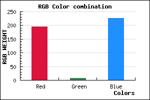 rgb background color #C307E3 mixer