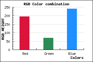 rgb background color #C346F0 mixer