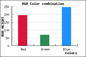 rgb background color #C346F6 mixer