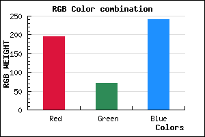 rgb background color #C348F0 mixer