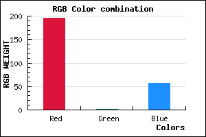 rgb background color #C40139 mixer