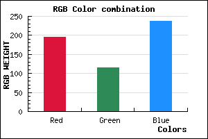 rgb background color #C473ED mixer