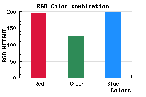 rgb background color #C47EC5 mixer