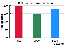 rgb background color #C490B0 mixer