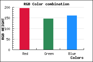 rgb background color #C492A1 mixer