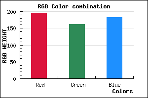 rgb background color #C4A2B7 mixer