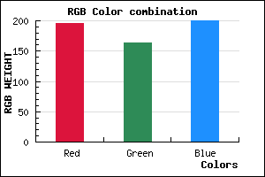 rgb background color #C4A4C8 mixer