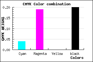 #C4A7CD color CMYK mixer