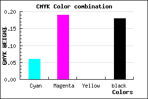 #C4A9D1 color CMYK mixer