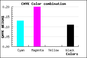#C4B4E2 color CMYK mixer
