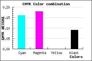 #C4BFE9 color CMYK mixer