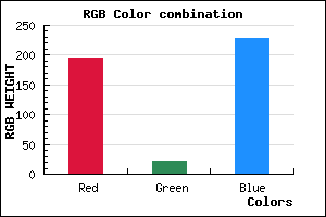 rgb background color #C416E5 mixer
