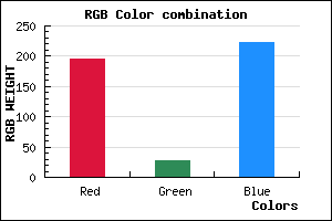 rgb background color #C41BDF mixer