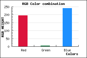 rgb background color #C405F0 mixer