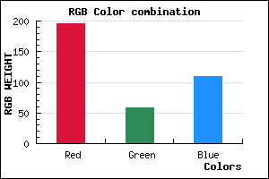 rgb background color #C43A6D mixer