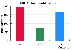 rgb background color #C448A3 mixer