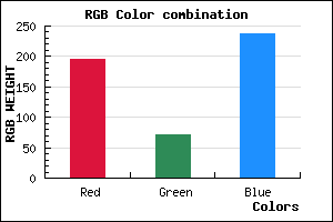 rgb background color #C448ED mixer