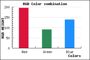 rgb background color #C45A8A mixer