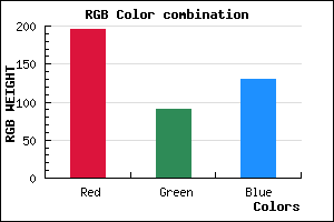 rgb background color #C45B82 mixer