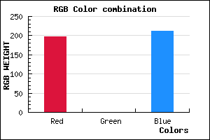 rgb background color #C500D3 mixer