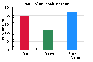 rgb background color #C571DF mixer