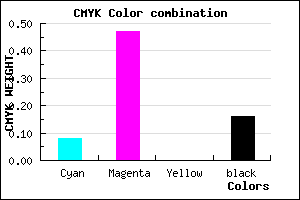 #C573D7 color CMYK mixer