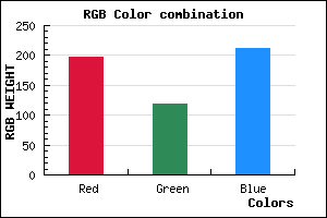 rgb background color #C576D4 mixer