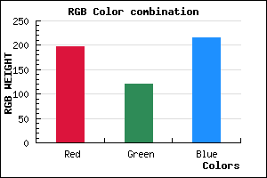 rgb background color #C578D8 mixer