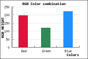 rgb background color #C578DE mixer