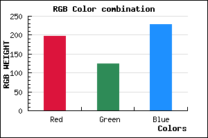 rgb background color #C57CE4 mixer