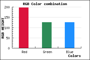 rgb background color #C57D7D mixer