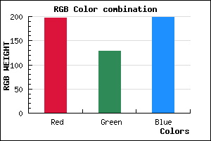 rgb background color #C581C7 mixer