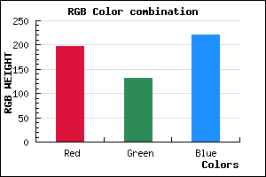 rgb background color #C584DC mixer