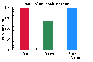 rgb background color #C585C3 mixer