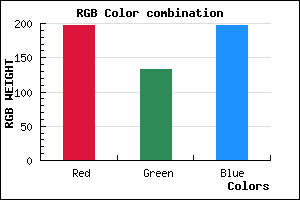 rgb background color #C585C5 mixer