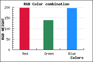 rgb background color #C58BC3 mixer