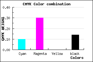#C599DB color CMYK mixer