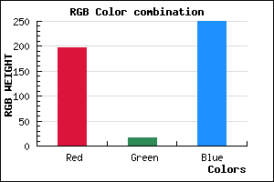 rgb background color #C510FA mixer