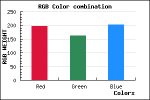 rgb background color #C5A2CA mixer