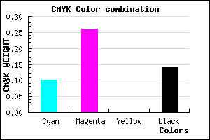 #C5A2DB color CMYK mixer