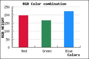 rgb background color #C5A6DE mixer