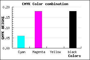 #C5ACD2 color CMYK mixer
