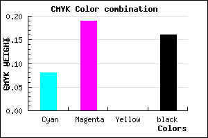 #C5AFD7 color CMYK mixer