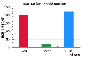 rgb background color #C512DC mixer