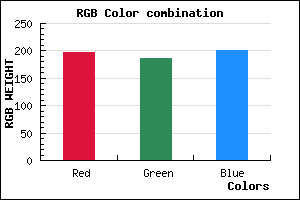 rgb background color #C5BBC9 mixer