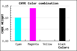 #C5BDDB color CMYK mixer