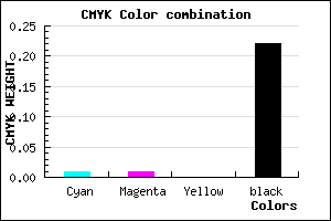 #C5C4C6 color CMYK mixer
